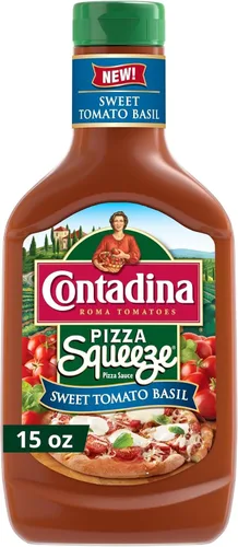 Vista 7 de Contadina Exprimidor de pizza de tomate y albahaca, 15 onzas (paquete de 1)