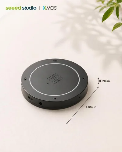 Vista 7 de seeed studio ReSpeaker XVF3800 - Conjunto de micrófonos USB con estuche