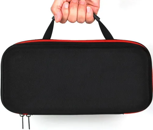 Vista 4 de MAGICLULU 1 unids caso doble micrófono bolsa de viaje viaje bolsa de almacenamiento duro bolsa para viajes