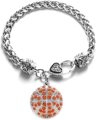Vista 12 de Inspired Silver - Pulsera de plata con dije personalizado y circonitas cúbicas.