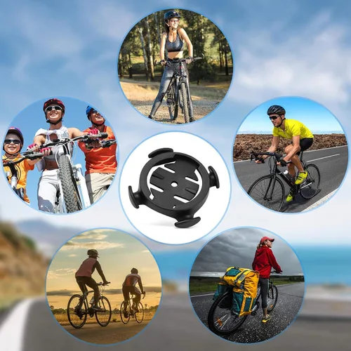 Vista 4 de CooSpo Base de montaje para computadora de bicicleta, compatible con Garmin, Wahoo, XOSS, iGPSPORT - Base de adaptador de montaje para computadora