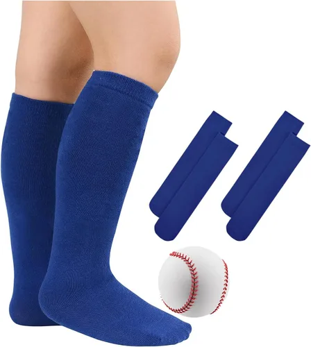 Vista 52 de Century Star Calcetines de fútbol de algodón para niños y jóvenes, calcetines de tubo suave, hasta la rodilla, calcetines deportivos largos
