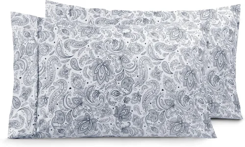 Vista 21 de Elegant Comfort Juego de fundas de almohada ultrasuaves de lujo de 2 piezas - Microfibra premium de calidad hotelera 1500, doble cepillado