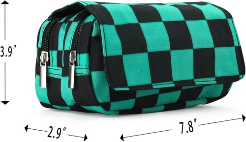 Vista 3 de VEELAM Estuche para lápices, soporte para lápices de gran capacidad, color verde