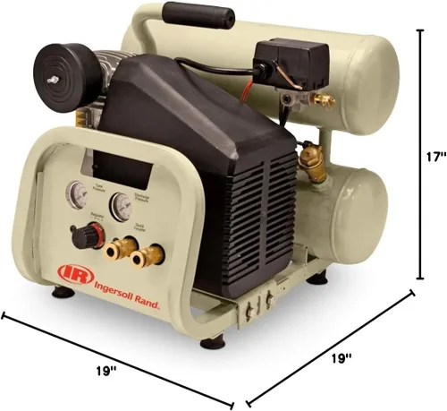 Vista 7 de Ingersoll-Rand P1IU-A9 Compresor de aire portátil de doble tanque, 2 HP, 4 galones 42672949