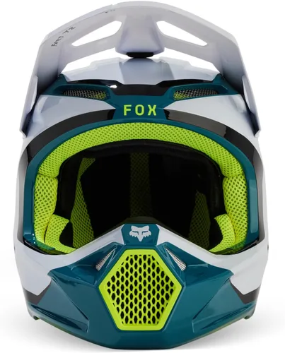 Vista 7 de Fox Racing Casco unisex para motocross V1, azul Maui, XXL