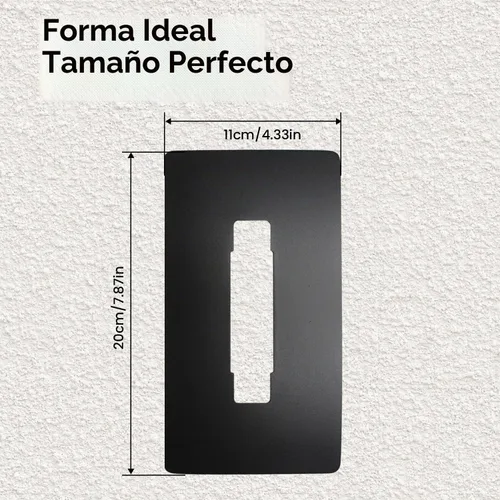 Vista 5 de Placa frontal de acero inoxidable, accesorios para UE - timbre de video - Fy/Video Doorbell, E340, 2K HD, S330, C30, C31, delgado, soporte, placa