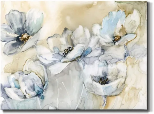 Vista 9 de Renditions Gallery Arte de pared de bosque otoñal, decoración de lienzo premium envuelto en galería, listo para colgar, 12L x 8A, impresión hecha