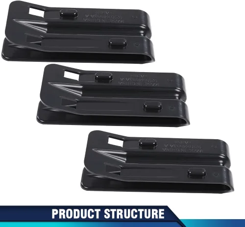 Vista 5 de PIT66 Reparación de soporte de cojín de parachoques de asiento trasero compatible con Chevy GMC Silverado Sierra 1500 2008-2013