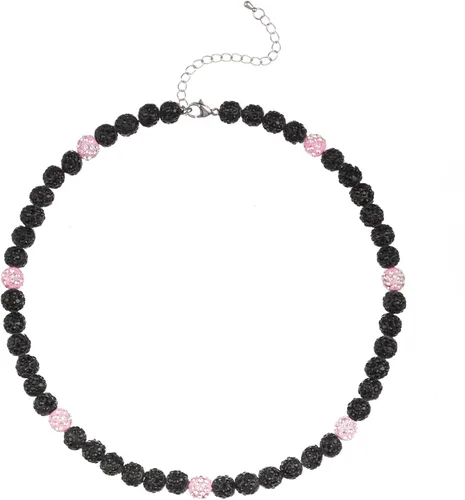 Vista 7 de Collar de béisbol – Collar de colección de hielo con cuentas de arcilla brillante con purpurina para hombres y niños, regalos geniales