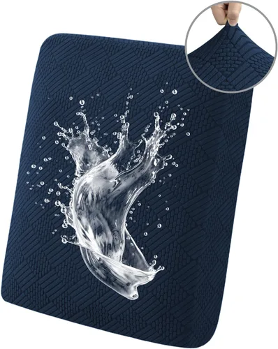 Vista 8 de Easy-Going - Fundas impermeables para cojines de sofá y sofás, funda de asiento de sofá de jacquard elástico de repuesto para perros, mascotas