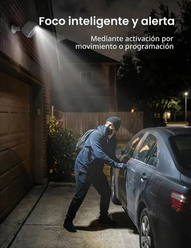 Vista 8 de GNCC Cámaras de seguridad solares inalámbricas para exteriores, WiFi de 5G