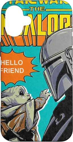 Vista 22 de Funda para iPhone 14 Pro Max Star Wars The Mandalorian Mando y el Niño