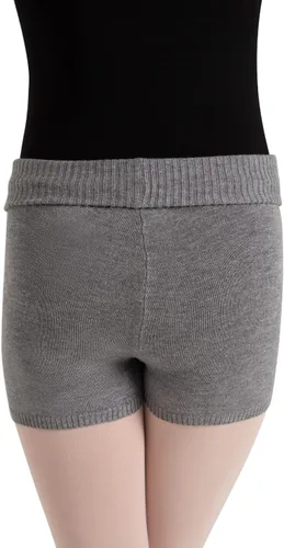 Vista 4 de Capezio Boyshort plegable grande para niña, Gris brezo