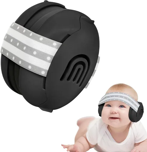 Vista 12 de Orejeras para bebés con protección contra el ruido para bebés de hasta 36 meses Blanco