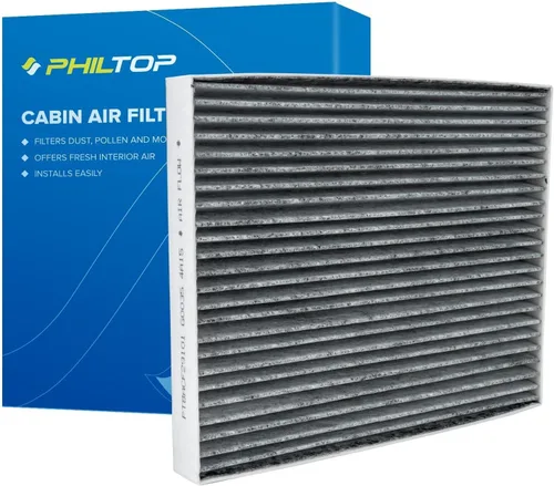 Vista 27 de PHILTOP Filtro de aire de cabina HEPA con carbón activado, compatible con Tesla modelo 3 2017-2025, modelo Y 2020-2025, filtro para arriba el olor a