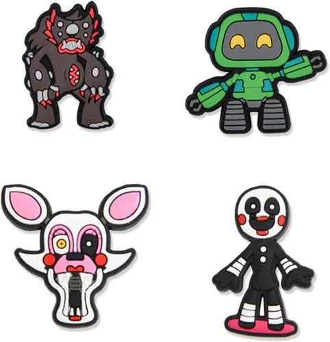 Vista 5 de ANLANESHOP Dibujos animados zapatos encantos de decoración de zapatos de videojuegos encantos película PVC zapato encanto para zapatos
