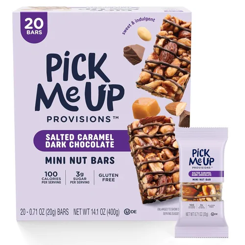 Vista 8 de Pick Me Up Provisions Mini barra de nueces de almendra y arándano, 0.71 oz