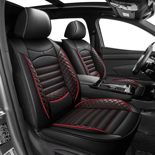 Vista 10 de 2 Fundas Protectoras para Asientos Delanteros para Hyundai Tucson 2010-2025 2026: De Cuero Sintético, Suave, Cómodo, Duradero, Impermeable
