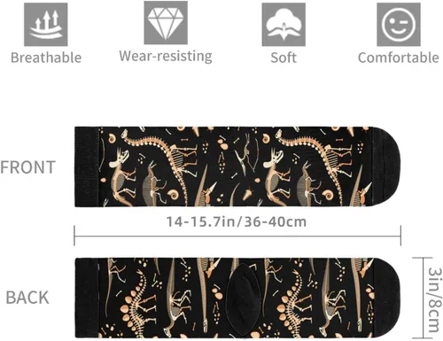 Vista 6 de Calcetines divertidos de vestido redondo para hombres y mujeres
