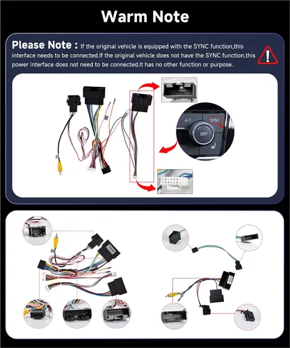 Vista 3 de 4G+64G Radio de Coche Android Estéreo Vertical para 2012 2013 2014 2015 2016 2017 2018 Ford Focus, CarPlay Inalámbrico Android Auto HD IPS Pantalla