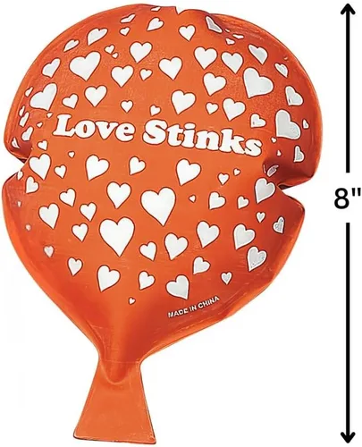 Vista 2 de Fun Express Love Stinks Whoopee Cojines – Juego de 12 – Día de San Valentín y regalos de fiesta de broma
