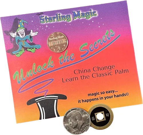 Vista 2 de Ted's Sterling Magic Juego de trucos de cambio de China, aprende a dominar la palma clásica con esta transformación fenomenal (edición bicentenaria)