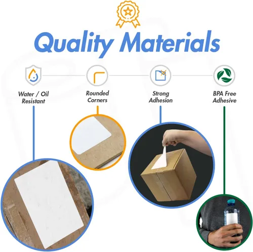 Vista 2 de OfficeSmartLabels Etiqueta térmica directa de 3 x 5 pulgadas, compatible con impresoras Rollo e impresoras de escritorio Zebra y más, papel