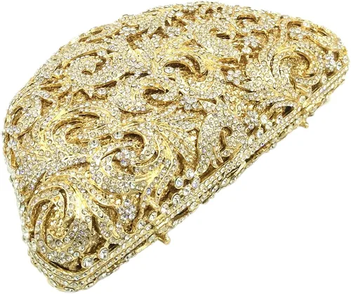 Vista 5 de Diamantes de imitación bolsos de noche para mujer embragues bolso cadena vestido de boda bolsos