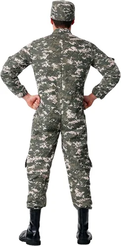 Vista 4 de Disfraz de soldado de combate moderno para hombre