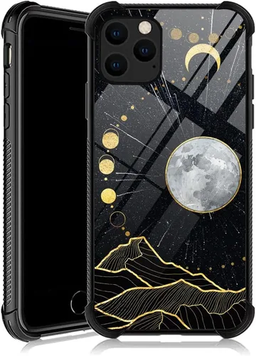 Vista 18 de DJSOK Funda compatible con iPhone 11, diseño con patrón de parachoques trasero, esquinas reforzadas antiarañazos, caver de TPU suave, fundas