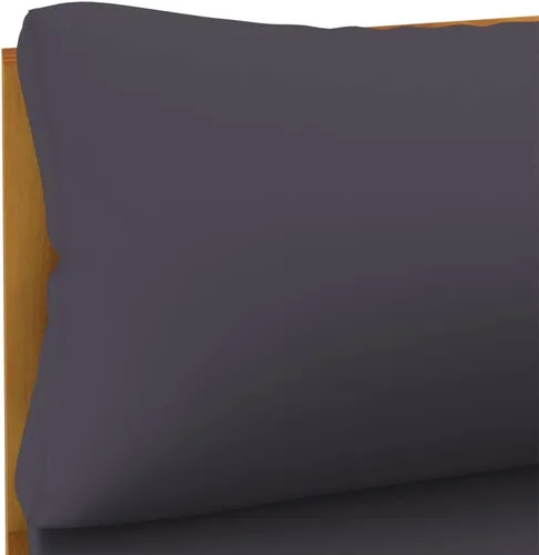 Vista 9 de Juego de 5 piezas para patio con cojín, juego de muebles de sofá, resistente a la intemperie, adecuado para uso en exteriores, requiere montaje Gris