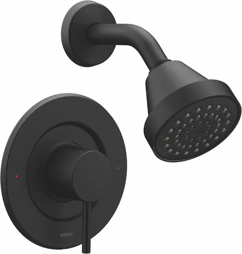 Vista 14 de Moen Align Oro Cepillado Posi-Temp Kit de Grifo de Ducha Moderno con Equilibrio de Presión y Rendimiento Ecológico, Válvula Requerida, T2192EPBG