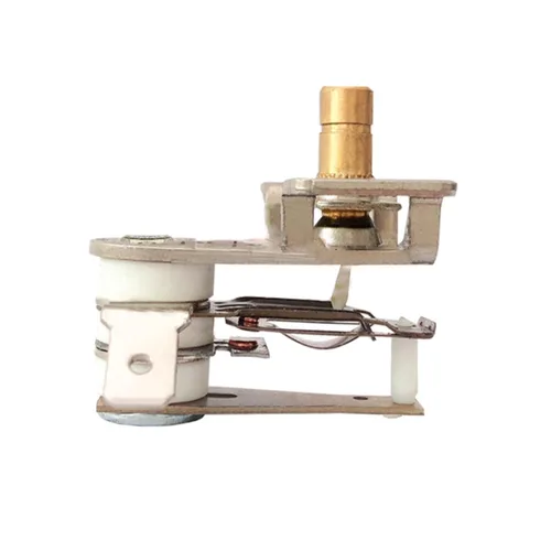 Vista 4 de AC 250V 10-16A Interruptor de temperatura Termostato bimetálico de calefacción con perilla para dispositivos de calefacción eléctrica (10A)