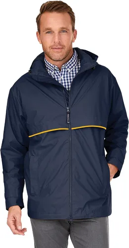 Vista 6 de Charles River New Englander - Chaqueta impermeable para hombre (tallas regulares y extensas)