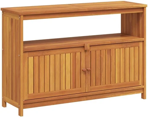 Vista 10 de vidaXL Garden Console Table Light Acacia 31.50 x 13.78 x 29.53 in