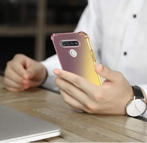 Vista 6 de Funda para LG K51, LG Q51 LM-Q510N LM-K500UM, bonita funda protectora de TPU transparente a prueba de golpes, suave, flexible, TPU para LG K51