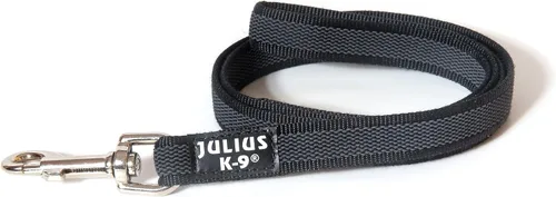 Vista 30 de Julius-K9 218GM-B-DP Correa de color y gris superagarre, ajustable, 0.551 in x 7.2 ft, azul-gris