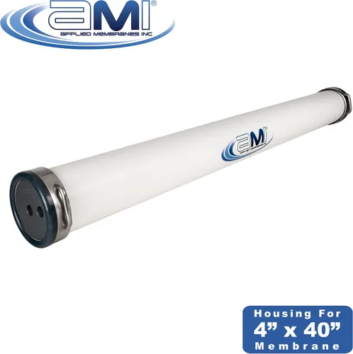 Vista 6 de APPLIED MEMBRANES, INC. Carcasa de membrana RO 4x40 Recipiente de presión RO de PVC para elemento de membrana RO, UF, NF, MF de 4 "x 40