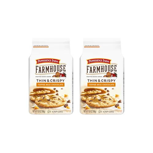 Vista 16 de Pepperidge Farm Galletas Farmhouse Thin & Crispy Butter Crisp, bolsa de 6.9 oz