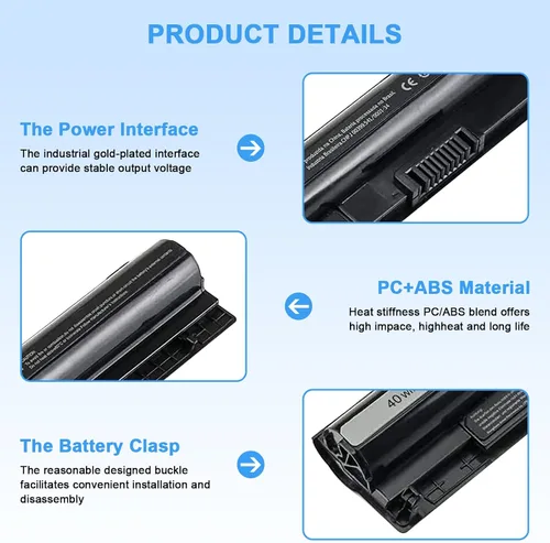 Vista 3 de Batería de repuesto M5Y1K de 14.8V 40wh para Dell Inspiron 14 15 17 5000 3000 Series 5559 5558 3451 3452 3458 3551 5458 5755 5756 5759 P47F 51F P52F