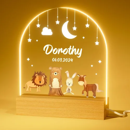 Vista 9 de iDIY Regalos personalizados para el día del padre, sable de luz nocturna 3D con nombre personalizado, lámpara de letrero con texto en inglés "I Am