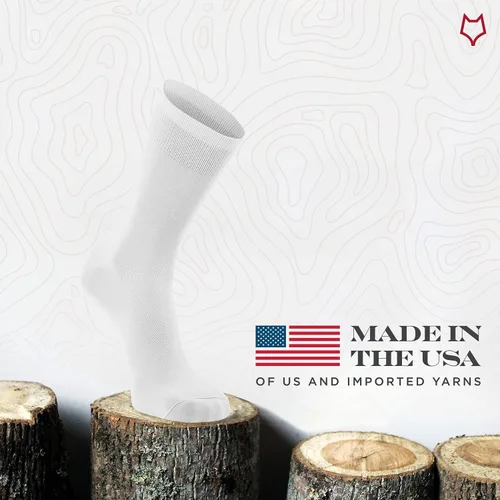Vista 2 de FoxRiver mens Wick Dry Coolmax Ultra-lightweight Liner Crew Socks