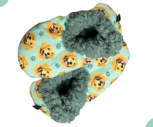 Vista 5 de Chihuahua Pantuflas súper suaves para mujer, talla única, acogedoras pantuflas de casa, parte inferior antideslizante, perfectas para regalos