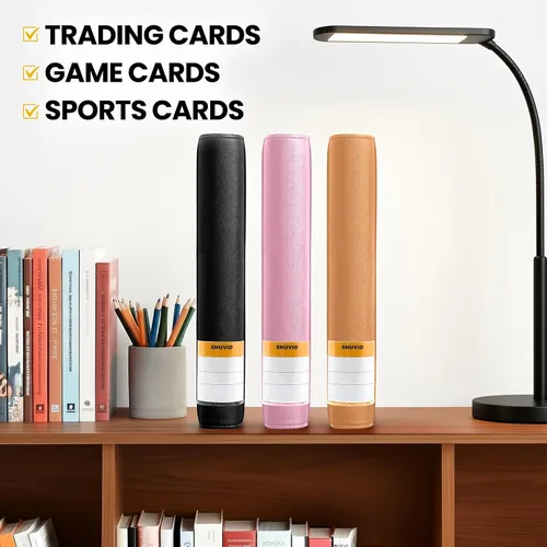 Vista 7 de Carpeta de 9 bolsillos para tarjetas coleccionables con 500 fundas para tarjetas, 26 páginas de carga lateral con capacidad para 468 tarjetas