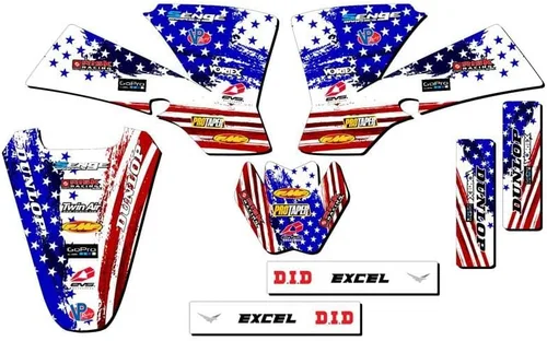 Vista 8 de 2002-2008 SX 50 MERICA Grey Complete Kit Compatible with KTM Senge Graphics Inc