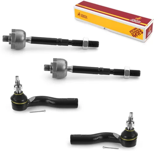 Vista 48 de Metrix Premium Chassis Parts - Kit de 4 piezas de extremos de barra de acoplamiento frontal exterior e interior compatible con Nissan Pathfinder