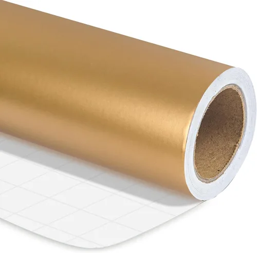 Vista 10 de RUSPEPA Papel de regalo negro de color sólido, mini rollo, para bodas, cumpleaños, fiestas, felicitaciones y vacaciones, 17 pulgadas x 32.8 pies
