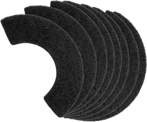 Vista 12 de Lubise 8 filtros de carbón de 0.4 pulgadas compatibles con caja de arena Van Ness para gatos, filtros de olor de repuesto de carbón activado de alta