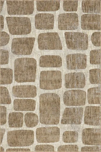 Vista 3 de Nuloom Aadhya - Alfombra geométrica de 2 x 8 pies para sala de estar, dormitorio, comedor, entrada, pasillo, color marrón claro